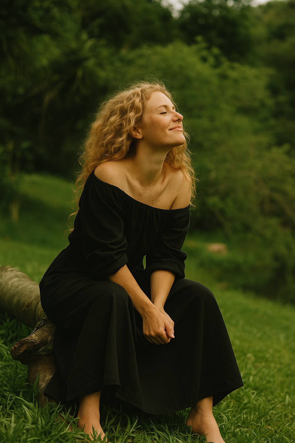 JULEJA — Linen Off-Shoulder Maxi Dress
