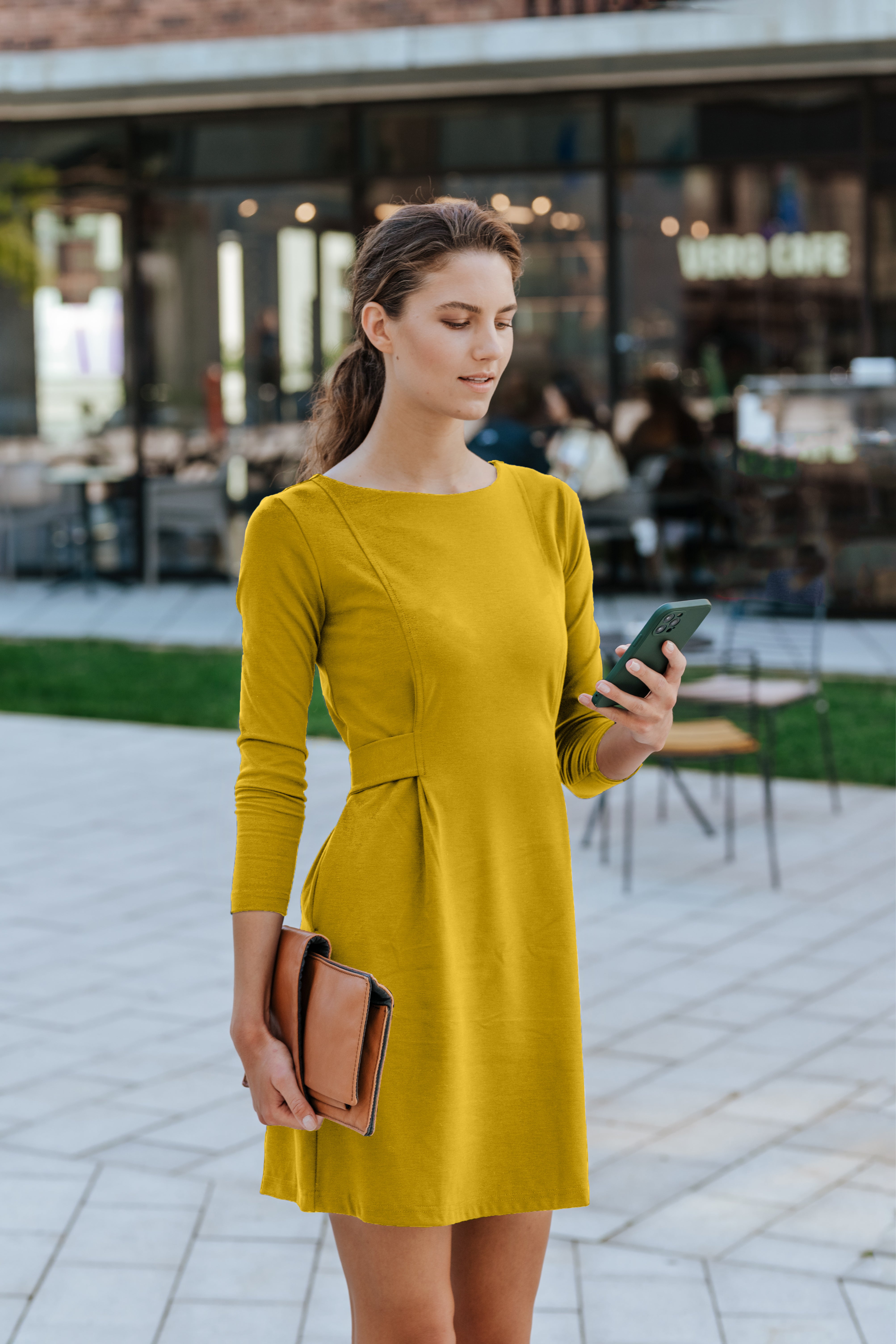 LOLITA — Italian Punto Milano Knit Dress