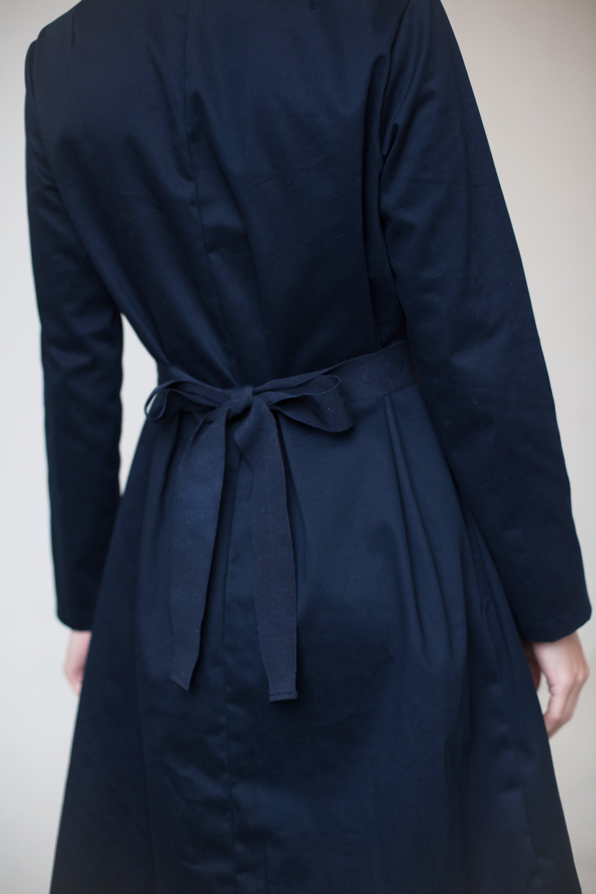 LOLITA — Italian Punto Milano Knit Dress with Back Bow