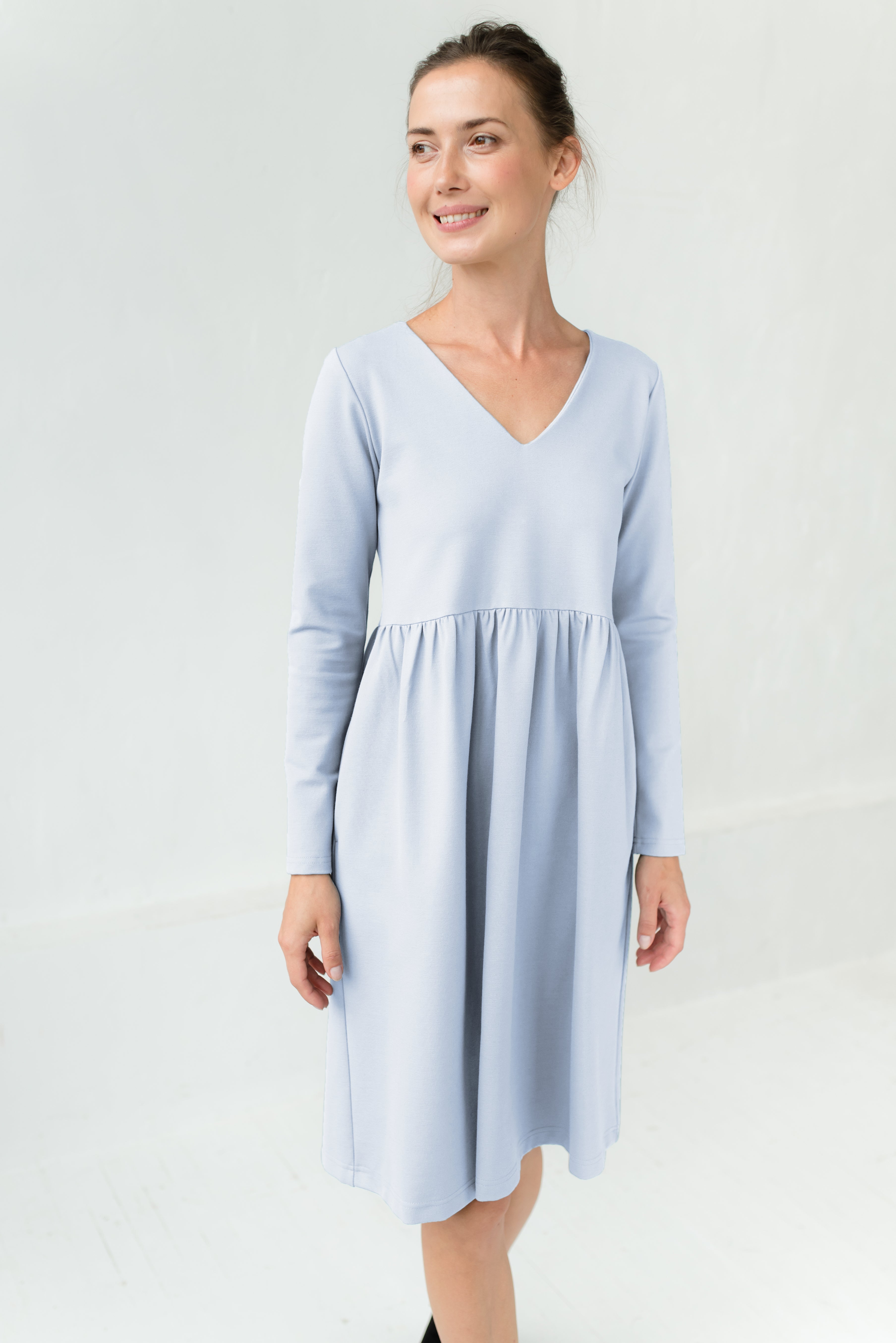 SUNSHINE — Italian Punto Milano Knit Dress