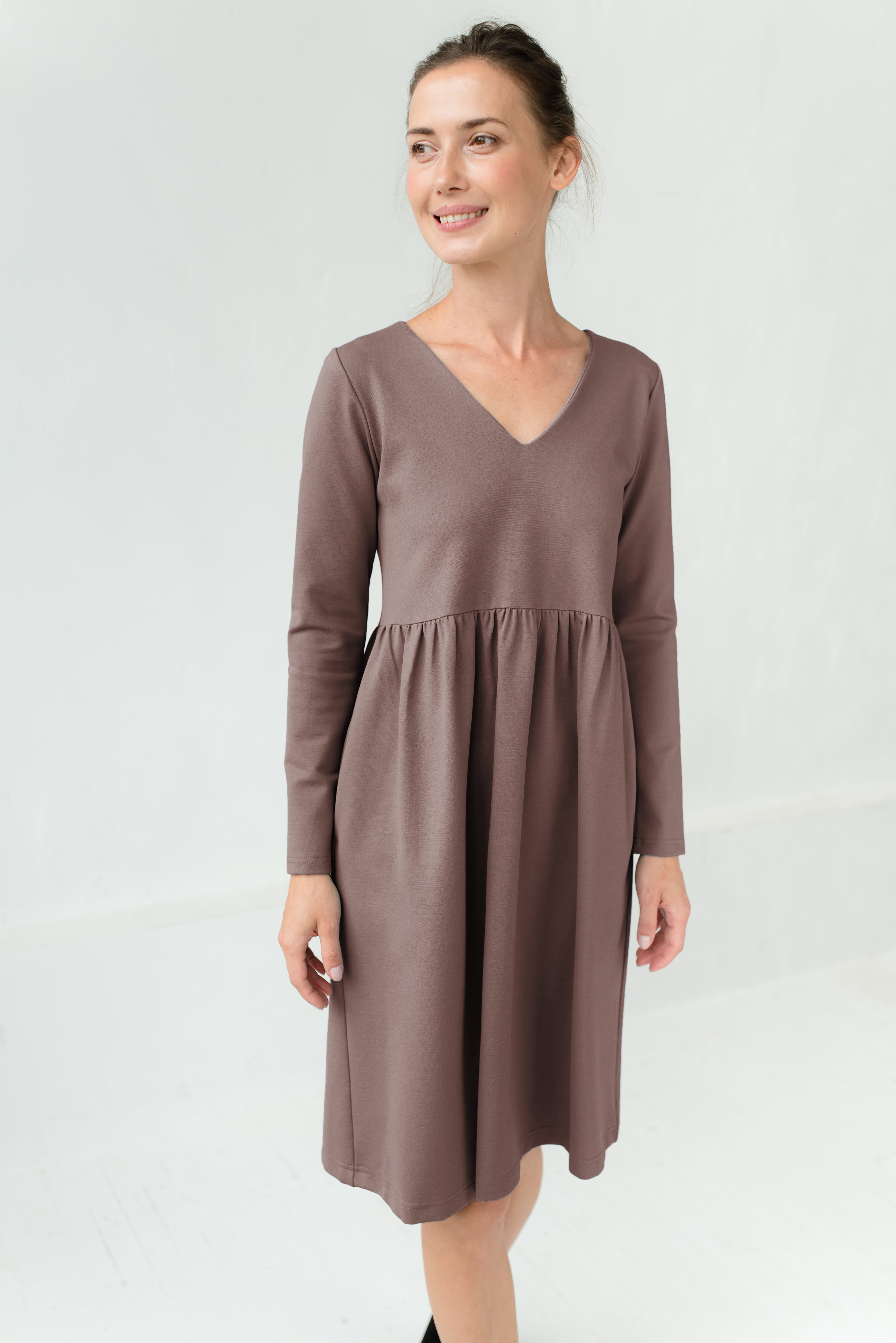 SUNSHINE — Italian Punto Milano Knit Dress